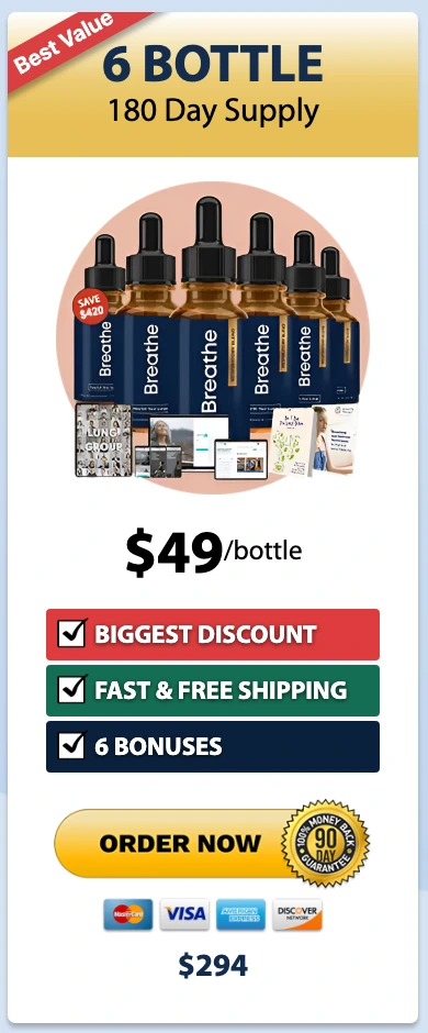 Breathe 6 bottles